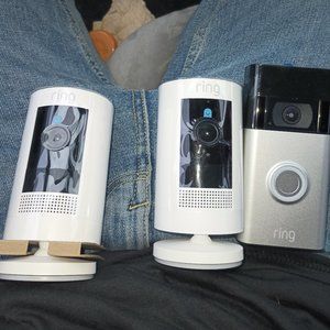 Ring doorbell and ring stick wireless cameras